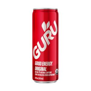 Organic Energy Drink Guru - Vibrant Energy for Health-Conscious Consumers on the Go | Guru Energy Drink Organic - 12 oz