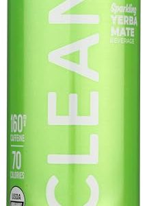 Clean Cause Yerba Mate Energy Drink for Active Adults in Lemon Lime Flavor, 16 oz, Organic | Clean Cause Yerba Mate Ene