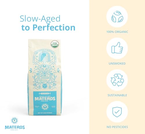 2 LB Organic Loose Leaf Yerba Mate - Premium Medium Cut for Traditional Drinkers - USDA Organic - Sustainably and Ethic