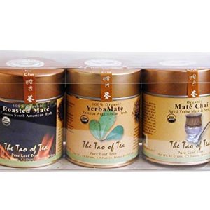 The Tao of Tea Yerba Mate Sampler - Organic, 3 Count - Energizing Drink for Health-Conscious Consumers - Stress Relief