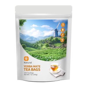 Yerba Mate Tea Bags 100 Count - Supports Cardiovascular & Digestive Health, Keep You Young | 100 Count Yerba Mate Tea B