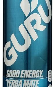 GURU Organic Yerba Mate Energy Drink for Active Lifestyles, USDA Organic | GURU Organic Yerba Mate Energy Drink, 12 Fl
