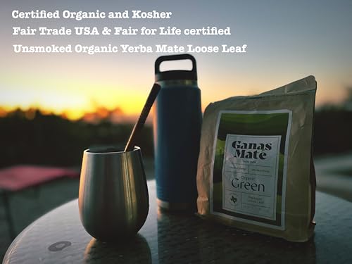 Ganas Mate Organic Yerba Mate Tea Chimarrao Unsmoked Loose Leaf | Ganas Mate Organic Yerba Mate Chimarrao Traditional W