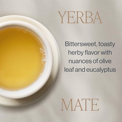 Rishi Tea Yerba Mate Tea - Organic, Pure Unsweetened Loose Leaf for High Energy & Caffeine, Perfect for Busy Professiona