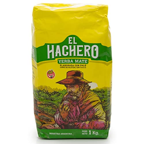 "El Hachero" Yerba Mate Loose Leaf Tea (1kg/|2Lb) | Yerba Mate Green Loose Leaf Tea for Relaxed Moments (1kg/|2Lb) | Ar
