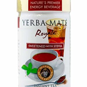 WISDOM OF THE ANCIENTS Yerba Mate Royale Tea, Instant Drink for Quick Energy Boost, Office Workers and Students, Stress