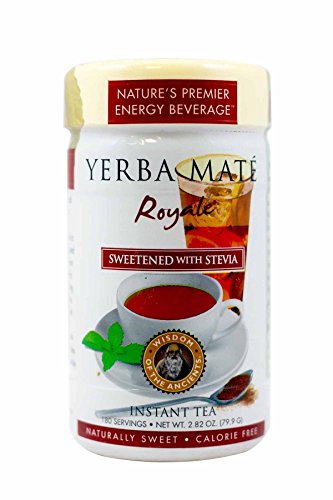 WISDOM OF THE ANCIENTS Yerba Mate Royale Tea, Instant Drink for Quick Energy Boost, Office Workers and Students, Stress