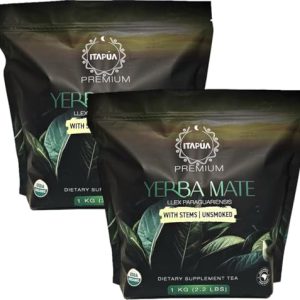 GoYerbaMate Premium Organic Yerba Mate with Stems for Health Conscious Consumers 2 Kg (|4 lbs) | GoYerbaMate Premium Or