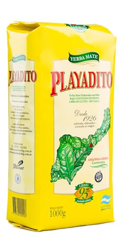 Yerba Mate Playadito 1000g Traditional Argentine Tea for Everyday Enjoyment | Yerba Mate Playadito 1000g Natural Energi