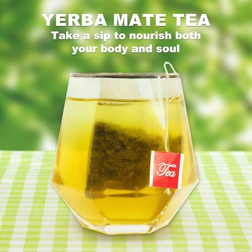TEARELAE Yerba Mate Tea for Energy Boost - Rich in Nutrients, 3g x 50 Count, Argentina Origin | TEARELAE Pure Yerba Mat