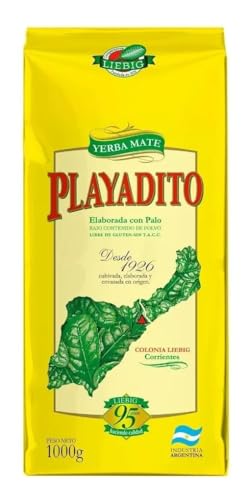 Yerba Mate Playadito 1000g Traditional Argentine Tea for Everyday Enjoyment | Yerba Mate Playadito 1000g Natural Energi