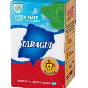 Taragüi Yerba Mate 20 Wrapped Tea Bags for Health-conscious Consumers during Workouts