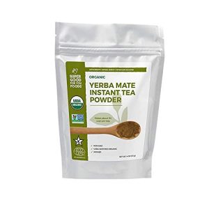 USDA Organic Yerba Mate Instant Tea Powder - Gluten-Free, Non-GMO, Vegan, No Sugar Added, Kosher, 16oz - Super Good For