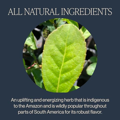 Rishi Tea Yerba Mate Tea - Organic, Pure Unsweetened Loose Leaf for High Energy & Caffeine, Perfect for Busy Professiona