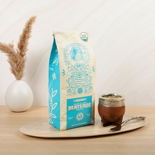 2 LB Organic Loose Leaf Yerba Mate - Premium Medium Cut for Traditional Drinkers - USDA Organic - Sustainably and Ethic