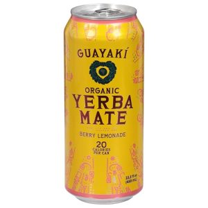 Guayaki Organic Berry Lemonade Yerba Mate for Energy Boost and Detox | Guayaki Organic Berry Lemonade Yerba Mate for He