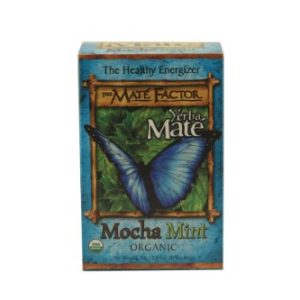Organic Yerba Mate Mocha Mint Tea Bags for Stress Relief and Energy Boost | USDA Organic Mate Factor Mocha Mint Yerba M