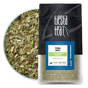 Tiesta Tea Yerba Mate Loose Leaf Traditional Green Maté Tea for Energy Drinkers | Premium High Caffeinated Yerba Mate M
