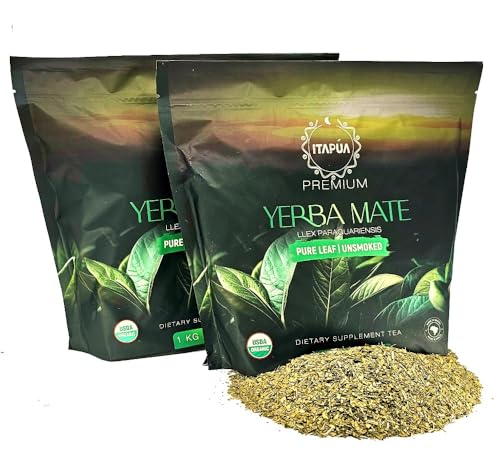GoYerbaMate Premium Organic Yerba Mate (Smoke Free, Pure Leaf) For Wellness Enthusiasts To Enjoy Anytime, Rich In Antiox