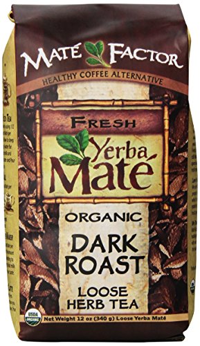 Mate Factor Dark Roast Yerba Mate Energy Drink for Mornings and Workouts | Mate Factor Dark Roast Organic Yerba Mate Be
