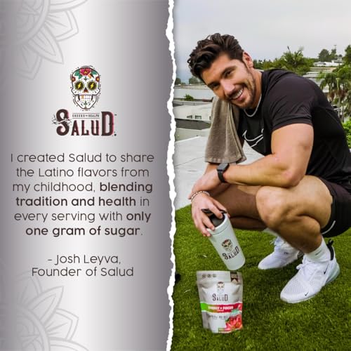 Salud 2-in-1 Energy Drink Powder for Focus and Energy + Guava, Organic Caffeine, B6 + B12, Theanine + Clean Non-GMO Glut
