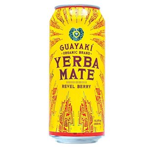 Guayaki Yerba Mate Revel Berry 16oz (Pack of 8) for Energy Boost during Workouts and Fitness Routines Guayaki Ye