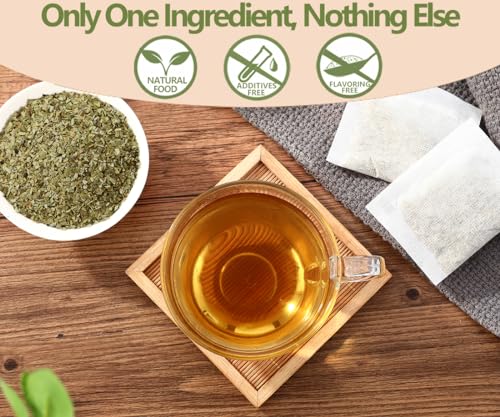 Premium 100 Unsmoked Yerba Mate Tea Bags for Adults, Perfect for Relaxation at Home or Work, Caffeine Free & No Additive