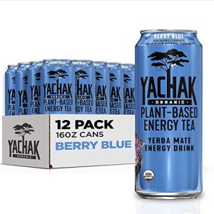 Yachak Berry Blue Yerba Mate, 16 Oz Pack of 12, USDA Organic for Health-conscious Adults | Yachak Berry Blue Yerba Mate