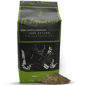 El Legendario Yerba Mate Loose Leaf Tea from Paraguay - Premium 100% Certified Organic, Traditional Hot/Cold Beverage f