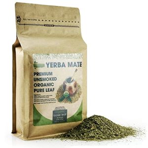 YERBALANCE Premium Loose Leaf Yerba Mate Tea 400g USDA Organic Traditional South American Beverage