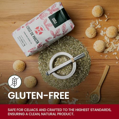Traditional Argentina Brewed Yerba Mate CRUZ DE MALTA | Gluten-Free | Large Leaf Low Dust | Yerba Mate CRUZ DE MALTA |