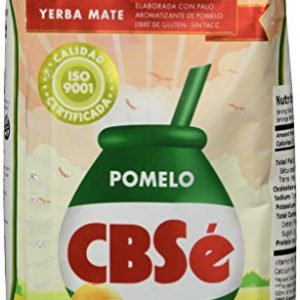 Yerba Mate Pomelo Grapefruit 500g Energy Drink for Men and Women at Work and Home Improves Focus and Digestion Natural F