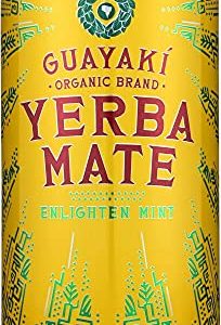 Guayaki Organic Yerba Mate Enlighten Mint Flavor 15.5 oz Refreshing Beverage for Health-Conscious Consumers on the Go |