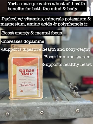Ganas Mate Organic Yerba Mate Tea Chimarrao Unsmoked Loose Leaf | Ganas Mate Organic Yerba Mate Chimarrao Traditional W