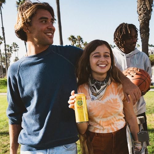 Yerba Madre Organic Yerba Mate Awakening Orange Energy Drink Alternative 15.5 Oz (Pack of 12) USDA Organic Better for Yo