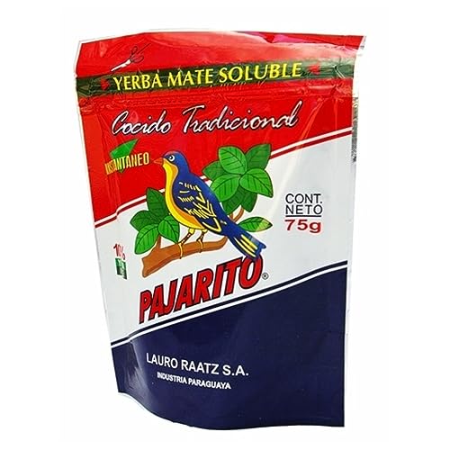 Pajarito Instant Yerba Mate 75 G For Quick Brew Drinkers on the Go Health Benefits 75 G Instant Yerba Mate