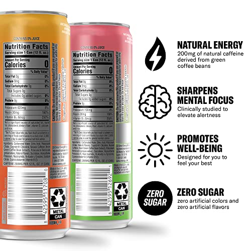 Cellucor C4 Smart Energy Drinks Variety Pack, Sugar Free Performance Fuel & Nootropic Brain Booster, 4 Flavor Tropical O