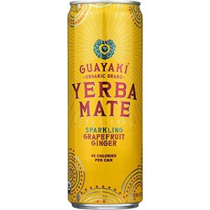 Guayaki Yerba Mate Grapefruit Ginger Sparkling Mate - Refreshing Alternative to Soda for Health-Conscious Consumers - E