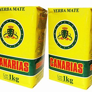 Yerba Mate Canarias 2 Pack (2kg - |4lbs) for Health Conscious Adults | Everyday Relaxation | Organic & Natural.Refreshin