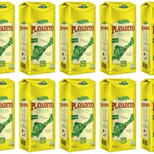 Yerba Mate Playadito 10 PACK | 1 kg. / |2 lbs for Health-Conscious Consumers | Traditional Drink for Everyday Enjoyment