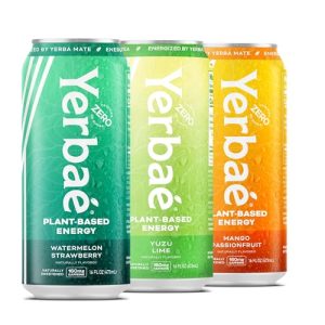 Yerbaé Variety Flex Pack, 0 Sugar Energy Drink - Healthy Alternative to Sugary Beverages, 16oz Cans (12 Pack) Yerbaé V