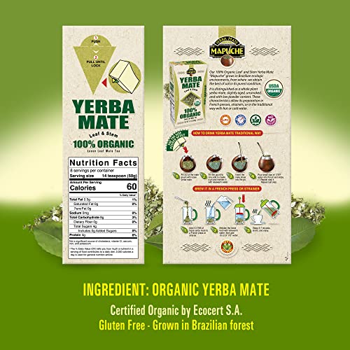Anahí Mate LEAF & STEM Premium Loose Leaf Yerba Mate | Organic, Sustainable, Smoke-Free | Natural Energy and Nutritional