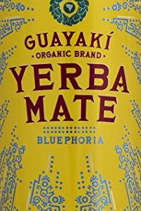 Guayakí Yerba Mate Organic Energy Drink Alternative, Bluephoria, No Jitters or Crash, Better for You Energy & Focus, 15.