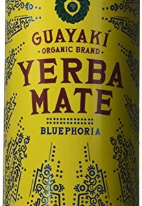 Bluephoria Organic Yerba Mate 16 Fl Oz (Pack of 12) Refreshing Energy Drink for Adults Daily Use