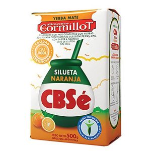 CBSe Yerba Mate Silueta Naranja - Natural Energy Drink for Stress Relief and Focus | CBSe Yerba Mate Silueta Naranja -