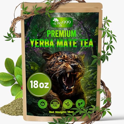 TOG999 Premium 18oz Yerba Mate Tea for Men and Women | High Caffeine | Fresh - Never Aged | TOG999 18oz Super-Green Yer