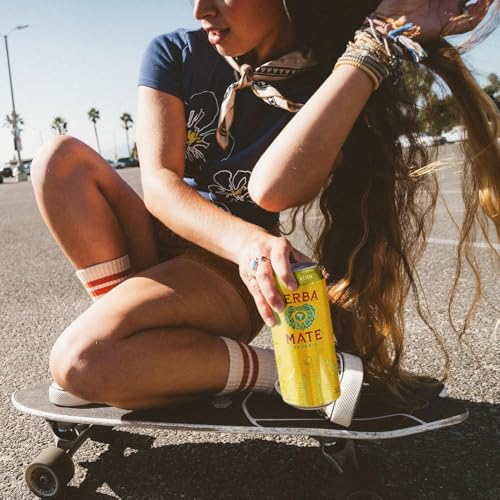 Guayakí Yerba Mate Organic Lemon Elation Flavor Energy Drink Alternative 15.5 Oz USDA Organic | Guayakí Yerba Mate Orga
