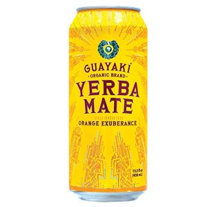 Guayaki Orange Organic Yerba Mate Exuberance 15.5 Fl Oz USDA Organic For Health Conscious Adults At Home