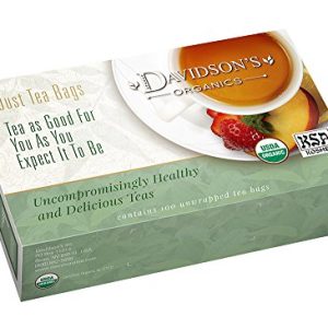 Davidson's Organics USDA Organic 100-Count Yerba Mate Unwrapped Tea Bags | Davidson's Organics 100-Count USDA Organic Y