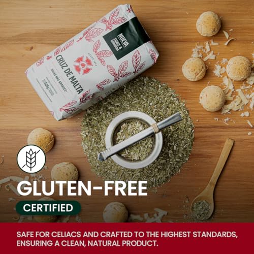 YERBA MATE CRUZ de MALTA |2lb 1 Kilo Tea For Stress Relief and Immunity Boost (Pack Of 2)